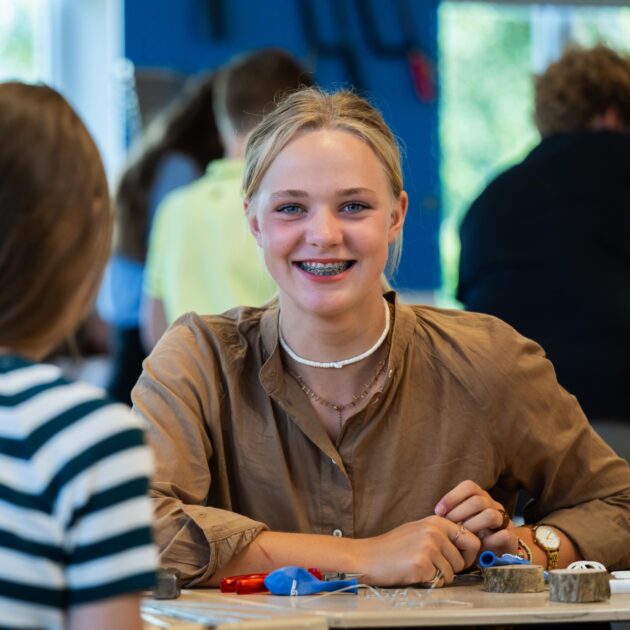 Driestar Leiden leerling meisje klas techniek