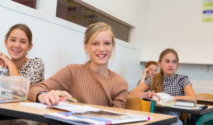 Meiden klaslokaal Marnix Driestar-Wartburg